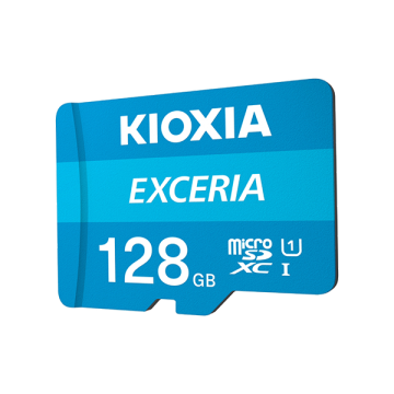 Kioxia 128GB microSD Exceria Flash Memory Card