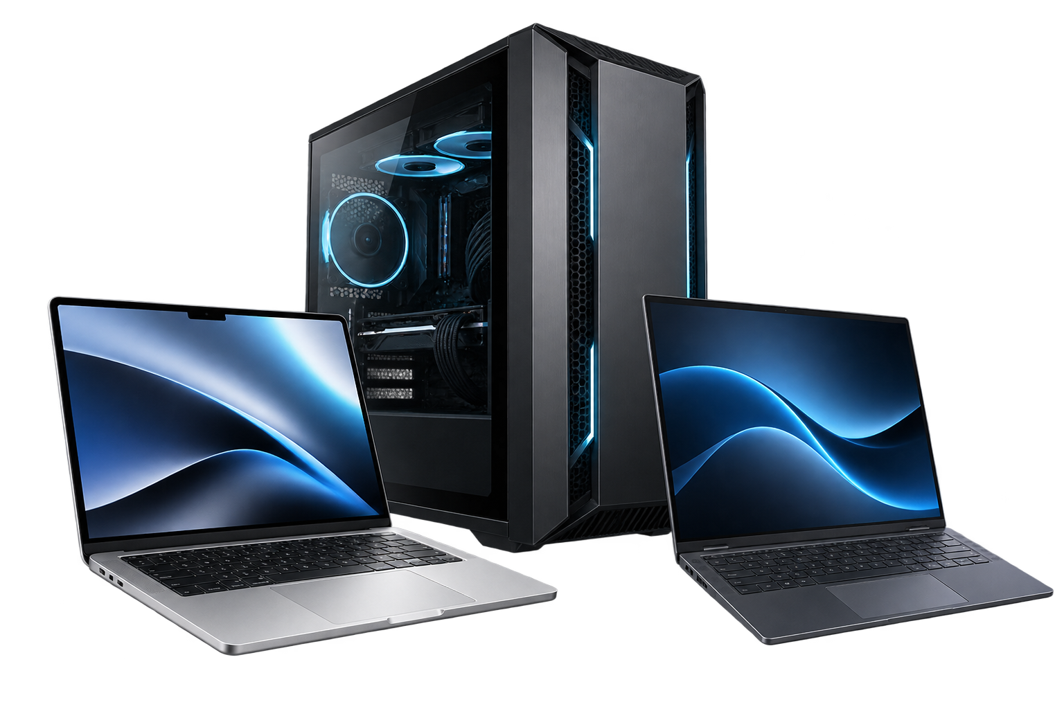 Desktop and laptop computers for new and pre-owned computer sales